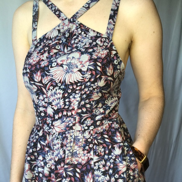 Floral print boho rhomper - Picture 2 of 16